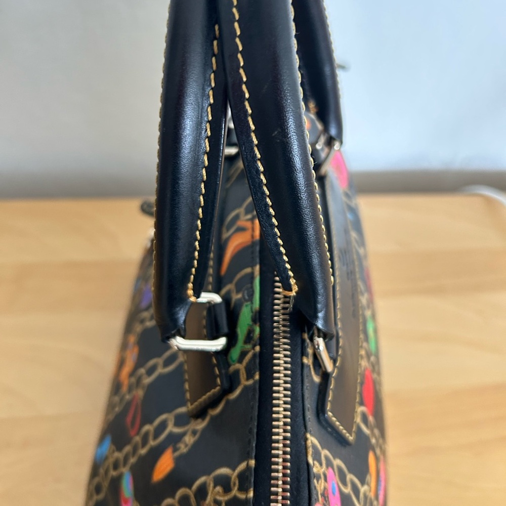 Dooney & Bourke Rare Black Charm Bracelet Bag Limited Edition Release Y2K - Picture 4 of 16